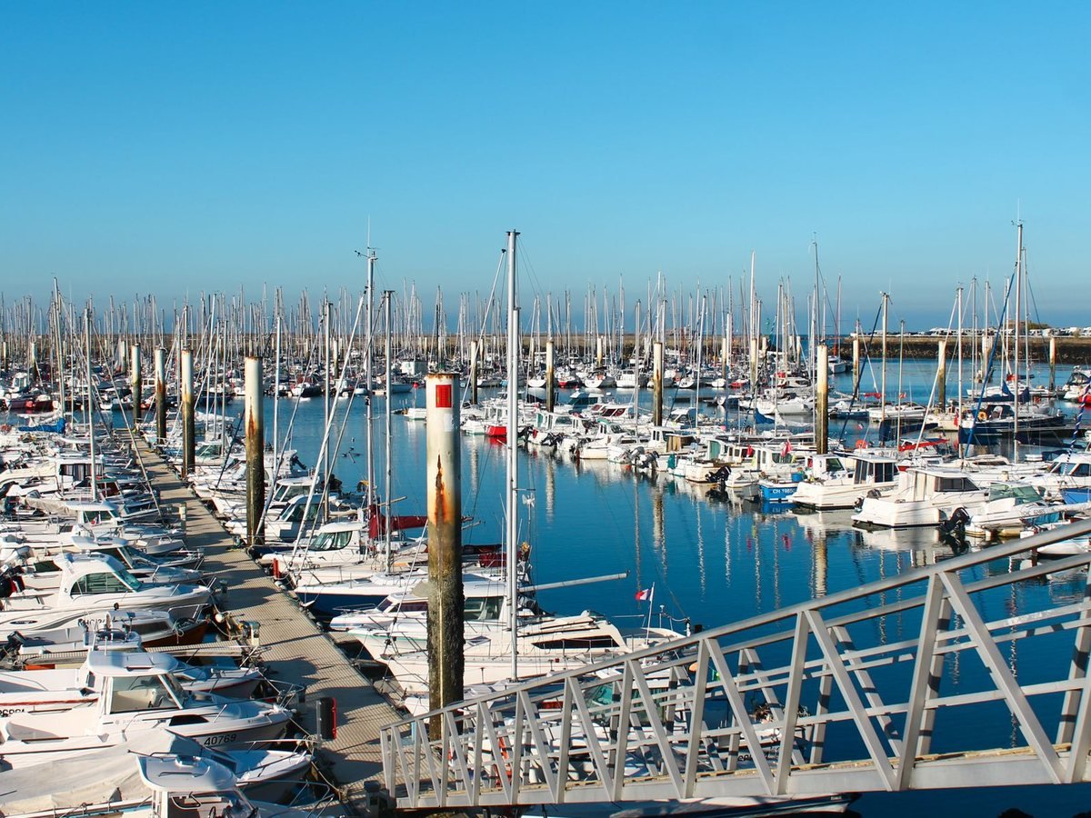 Bateaux amarrés dans un port de plaisance